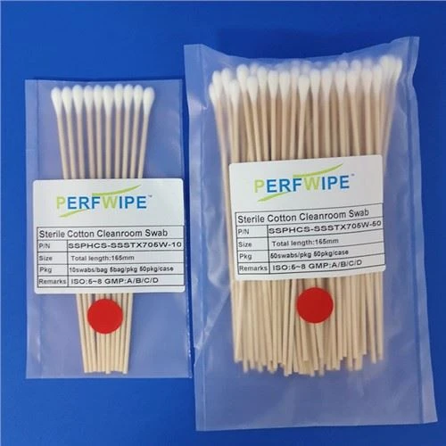 Cotonetes de sala limpa de farmácia esterilizada