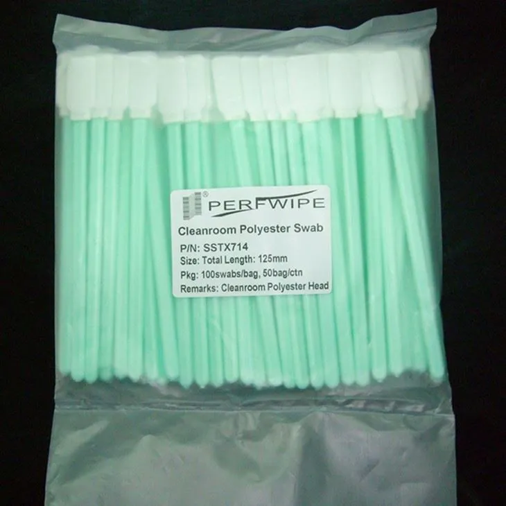 Cotonetes de limpeza de poliéster